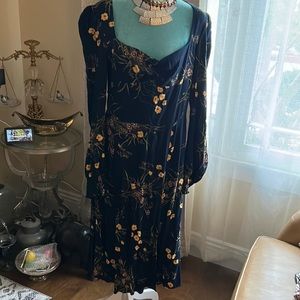 Reformation floral MIDI dress